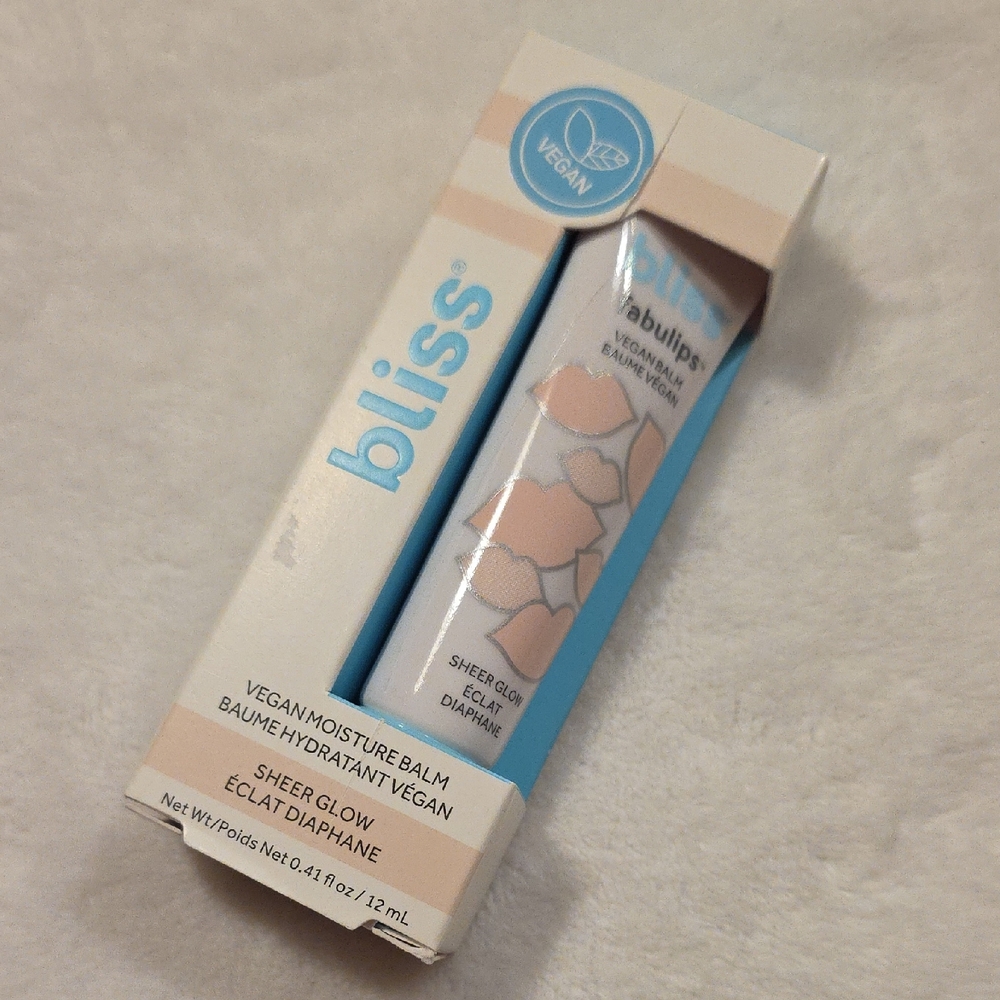 Bliss FabuLips Vegan Moisture Balm - Sheer Glow Pink